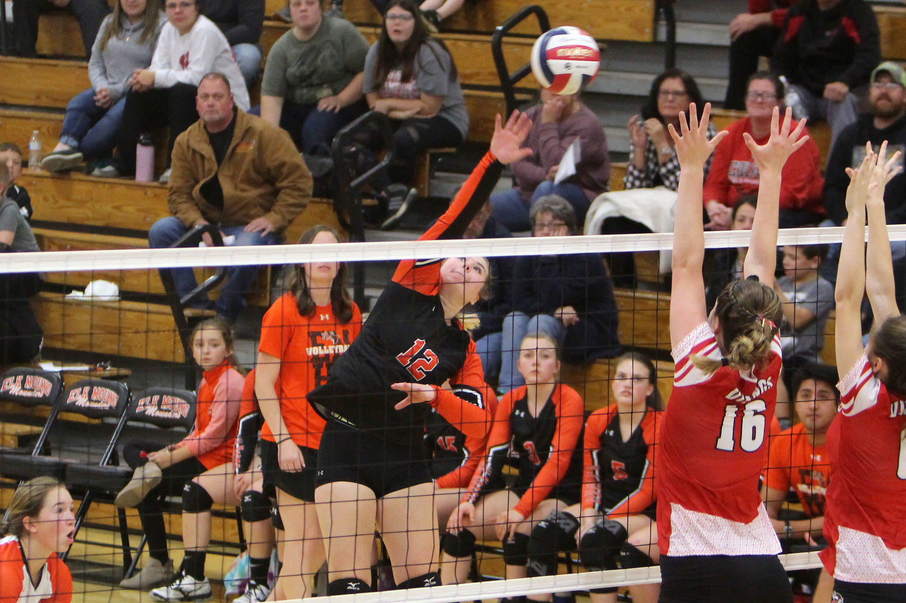 Colfax at Elk Mound volleyball 10-17-19